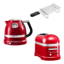 Brandneu 🥰 KitchenAid Artisan Frühstücks Set, Farbe:empire Rot 🛒