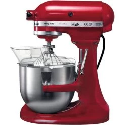 Großhandel 👏 KitchenAid 5KPM5EER Heavy Duty KÃ1/4chenmaschine 315W 4,8L Empire Rot 👏