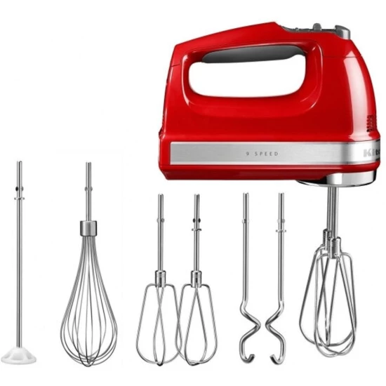 Schlussverkauf 🥰 KitchenAid Handmixer 5KHM9212 EER Empire Rot, 85 Watt, 9 Leistungsstufen 🔔 8 Schlussverkauf 🥰 KitchenAid Handmixer 5KHM9212 EER Empire Rot, 85 Watt, 9 Leistungsstufen 🔔 – Bild 6
