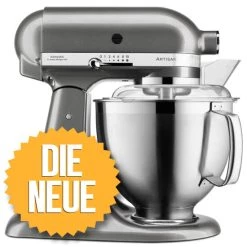 Bestpreis 🥰 KitchenAid Küchenmaschine ARTISAN PREMIUM 4,8 Liter 5KSM185PSEMS Medaillon Silber ✔️ -Kitchenaid Verkaufsgeschäft unnamed file 1140