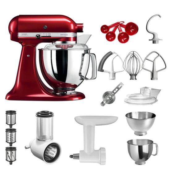 Bestes Angebot 🥰 KitchenAid Küchenmaschine Artisan 5KSM175PS Starter Paket, Farbe:liebesapfel Rot 🤩 3 Bestes Angebot 🥰 KitchenAid Küchenmaschine Artisan 5KSM175PS Starter Paket, Farbe:liebesapfel Rot 🤩
