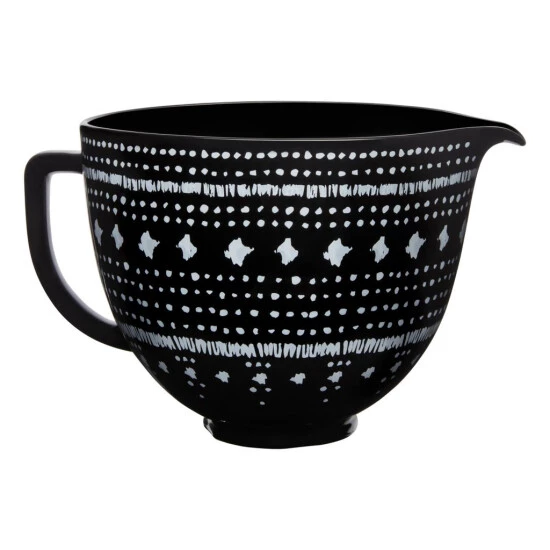 Brandneu 🎉 Kitchenaid 5KSM2CB5PTA Keramikrührschüssel 4,7L Schwarz Punkte ✔️ 3 Brandneu 🎉 Kitchenaid 5KSM2CB5PTA Keramikrührschüssel 4,7L Schwarz Punkte ✔️