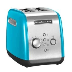Coupon 👏 KitchenAid 5KMT221ECL Artisan 2 Scheiben Toaster Cristallblau 🎁