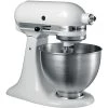 Angebote 🎉 KitchenAid 5K45SSEWH/EOB/BOB/EBM Classic KÃ1/4chenmaschine, Edelstahlgehäuse, 275 Watt, 4,3 L Behälter, 10 Geschwindigkeiten 😀