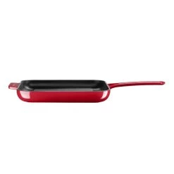 Besorgen ✔️ Kitchenaid KCI10GPER Grillpfanne Aus Gusseisen Mit Presse, 25 X 25cm Empire Rot ⭐