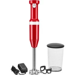 Brandneu 🧨 KitchenAid Stabmixer Kabellos Empire Rot - 5KHBBV53 ✨